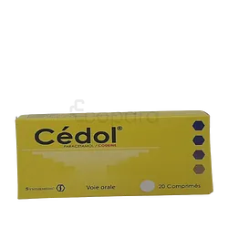 CEDOL 400/20MG BOITE DE 20 COMPRIMES