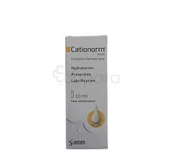 CATIONORM EMULSION OPHTALMIQUE 10ML