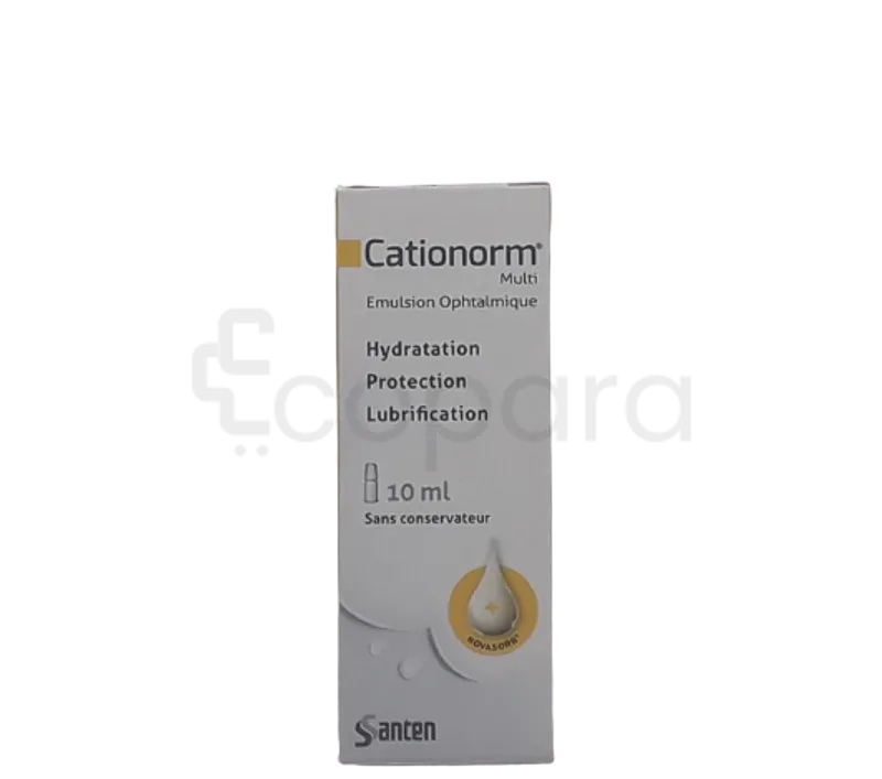CATIONORM EMULSION OPHTALMIQUE 10ML