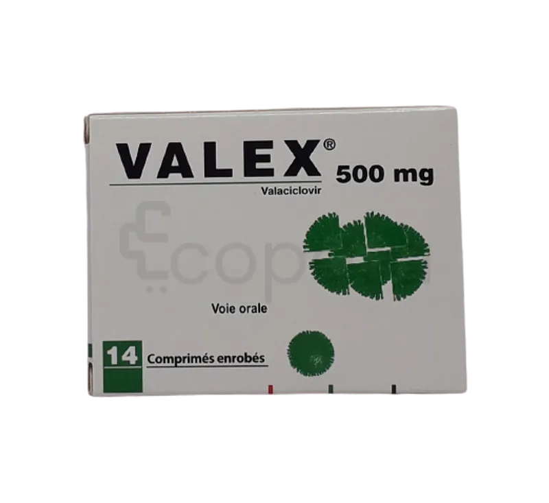 VALEX 500MG BOITE DE 14 COMPRIMES