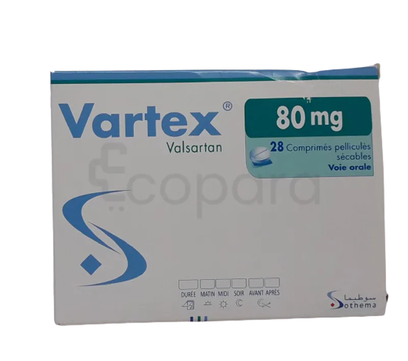 VARTEX 80MG BOITE DE 28 COMPRIMES