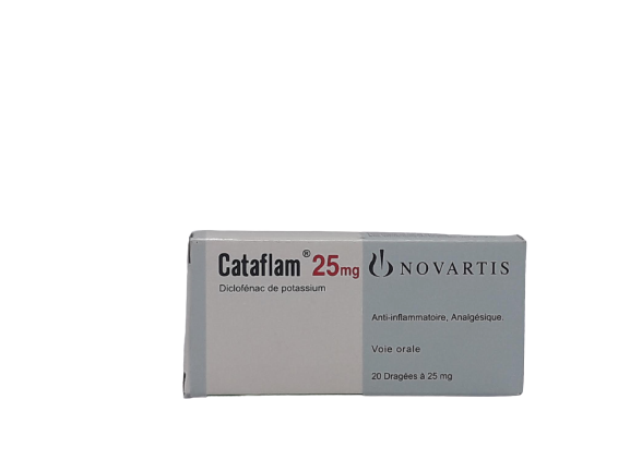CATAFLAM 25MG BOITE DE 20 COMPRIMES