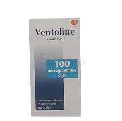 VENTOLINE 100µG BOITE DE 200 DOSES AEROSOL