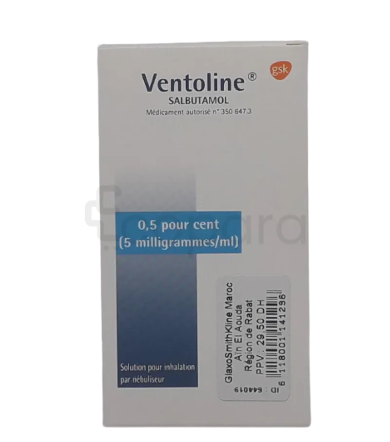 VENTOLINE 0.5MG/ML BOITE DE 6 INJECTABLES