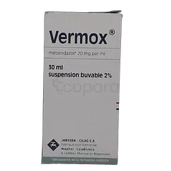 VERMOX 100MG/5ML SIROP