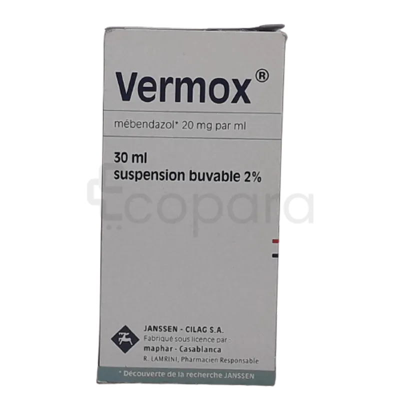 VERMOX 100MG/5ML SIROP