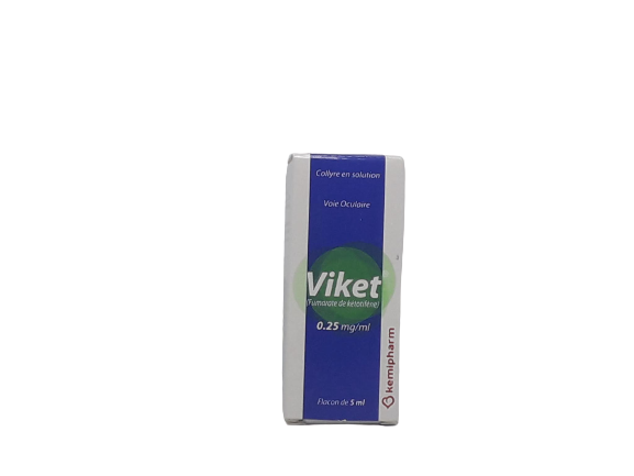 VIKET 0.25MG/ML 5ML COLLYRE