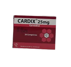 CARDIX 25MG BOITE DE 28 COMPRIMES