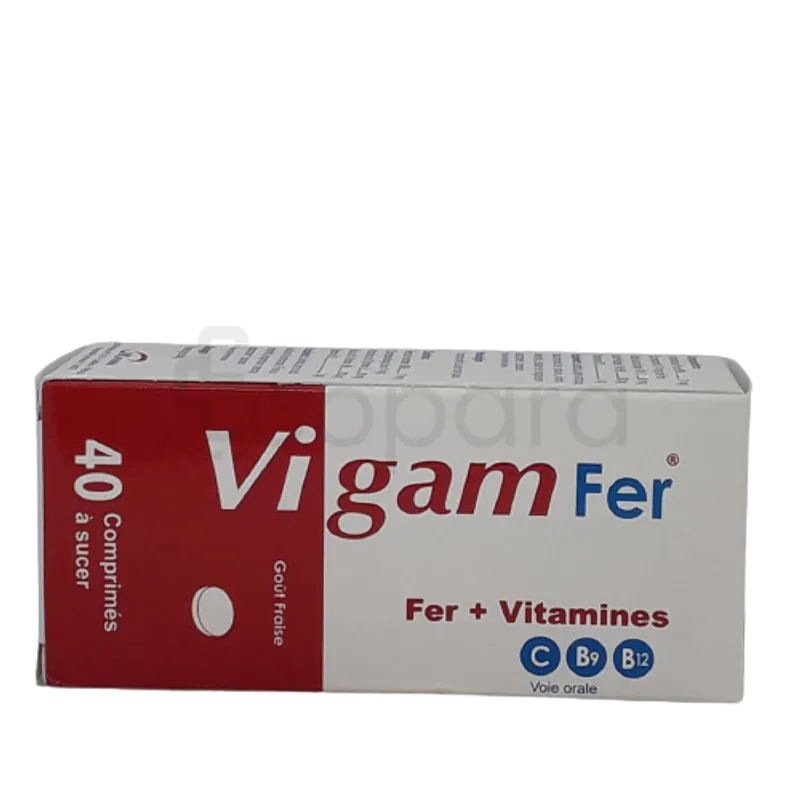 VIGAM FER BOITE DE 40 COMPRIMES