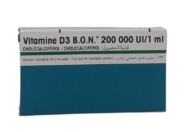 VITAMINE D3 B.O.N. 200000UI/1ML INJECTABLE