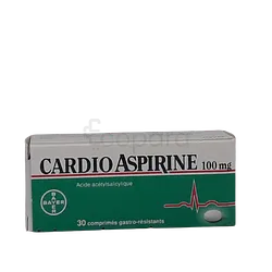 CARDIOASPIRINE 100MG BOITE DE 30 COMPRIMES