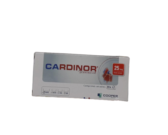 CARDINOR 25MG BOITE DE 30 COMPRIMES