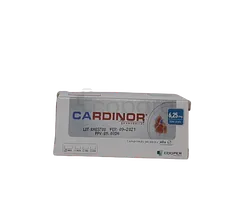 CARDINOR 6.25MG BOITE DE 60 COMPRIMES