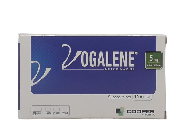 VOGALENE 5MG BOITE DE 10 SUPPOSITOIRES