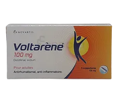 VOLTARENE ADULTES 100MG BOITE DE 5 SUPPOSITOIRES PM