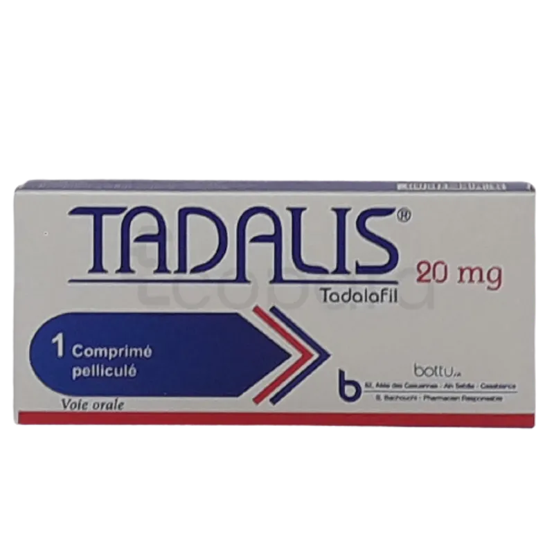 TADALIS 20MG BOITE DE 1 COMPRIMES