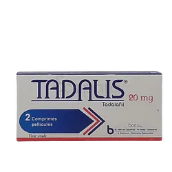 TADALIS 20MG BOITE DE 2 COMPRIMES