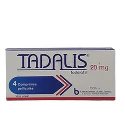 TADALIS 20MG BOITE DE 4 COMPRIMES