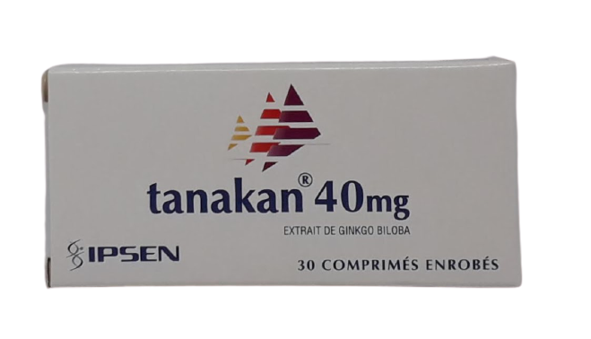 TANAKAN 40MG BOITE DE 30 COMPRIMES