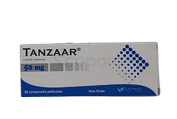 TANZAAR 50MG BOITE DE 28 COMPRIMES