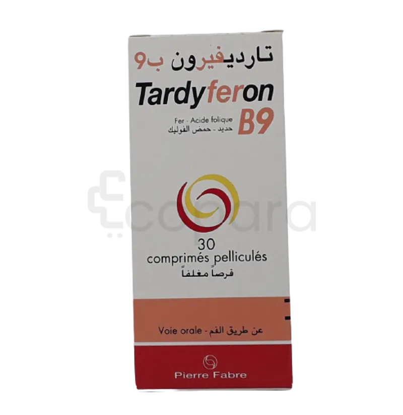 TARDYFERON B9 50MG BOITE DE 30 COMPRIMES