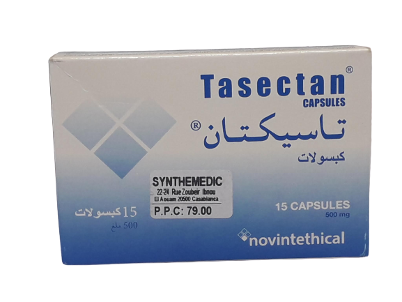 TASECTAN 500MG BOITE DE 15 CAPSULES