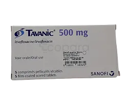 TAVANIC 500MG BOITE DE 5 COMPRIMES PELLICULES