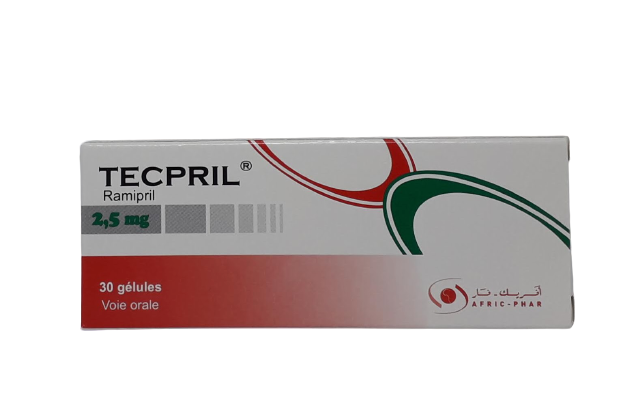 TECPRIL 2.5MG BOITE DE 30 GELULES