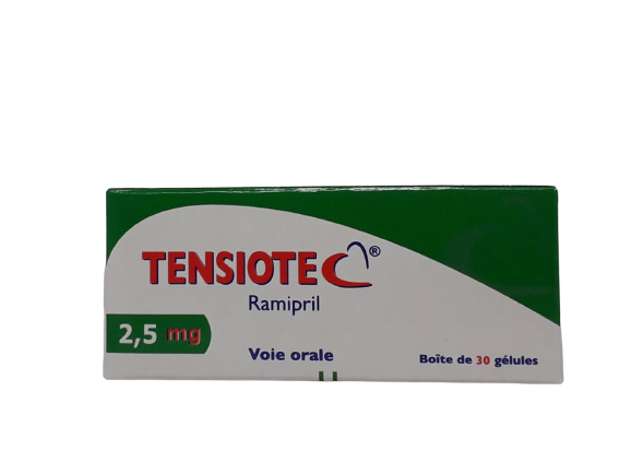 TENSIOTEC 2.5MG BOITE DE 30 GELULES