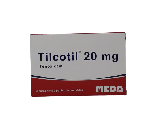 TILCOTIL 20MG BOITE DE 10 COMPRIMES