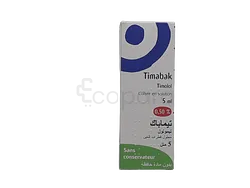 TIMABAK 5ML 0.50% COLLYRE