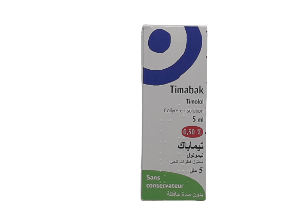 TIMABAK 5ML 0.50% COLLYRE