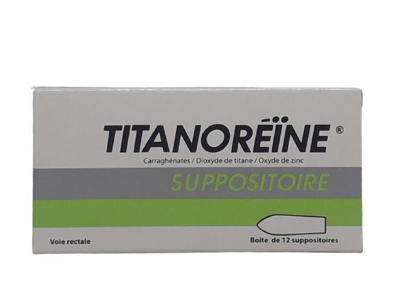 TITANOREINE BOITE DE 12 SUPPOSITOIRES