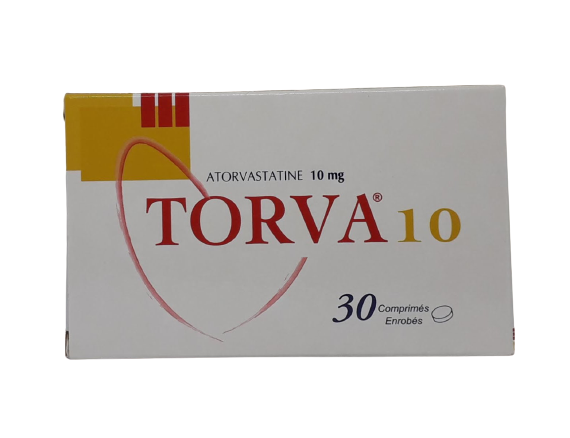 TORVA 10MG BOITE DE 30 COMPRIMES
