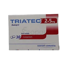TRIATEC 2.5MG BOITE DE 30 COMPRIMES