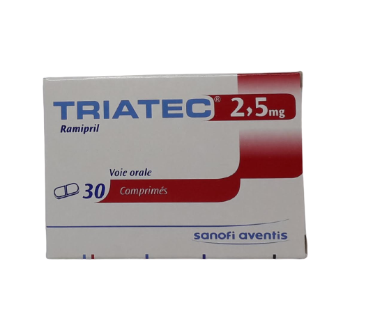 TRIATEC 2.5MG BOITE DE 30 COMPRIMES