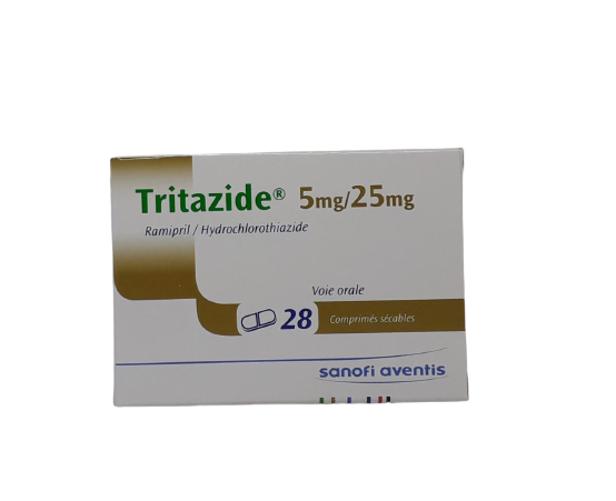 TRITAZIDE 5MG/25MG BOITE DE 28 COMPRIMES GM