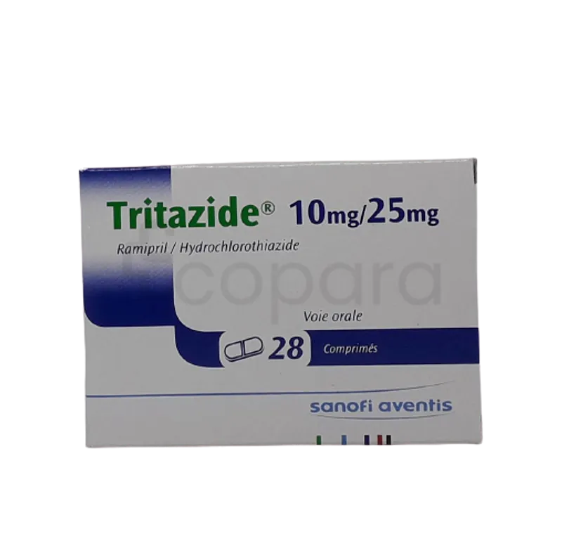 TRITAZIDE 10MG/25MG BOITE DE 28 COMPRIMES
