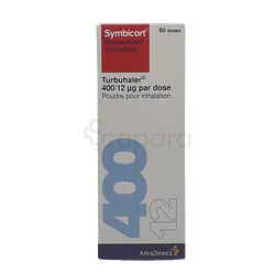 SYMBICORT TURB AE 400/12µG 60 DOSES MV
