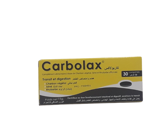 CARBOLAX BOITE DE 30 COMPRIMES