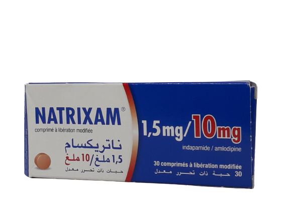 NATRIXAM 1.5MG/10MG BOITE DE 30 COMPRIMES