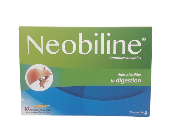 NEOBILINE BOITE DE 10 AMPOULES BUVABLES