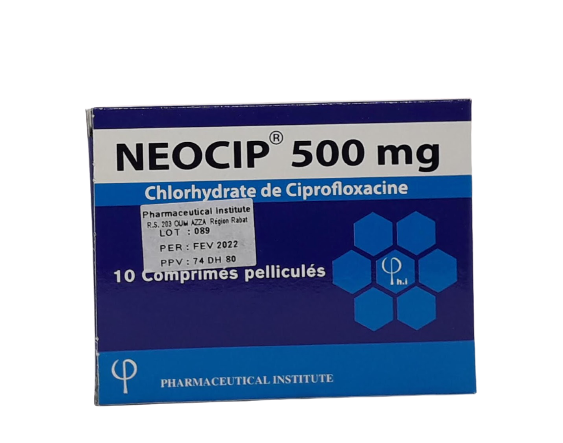 NEOCIP 500MG BOITE DE 10 COMPRIMES