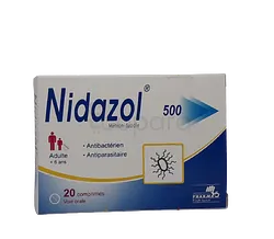 NIDAZOL 500MG BOITE DE 20 COMPRIMES