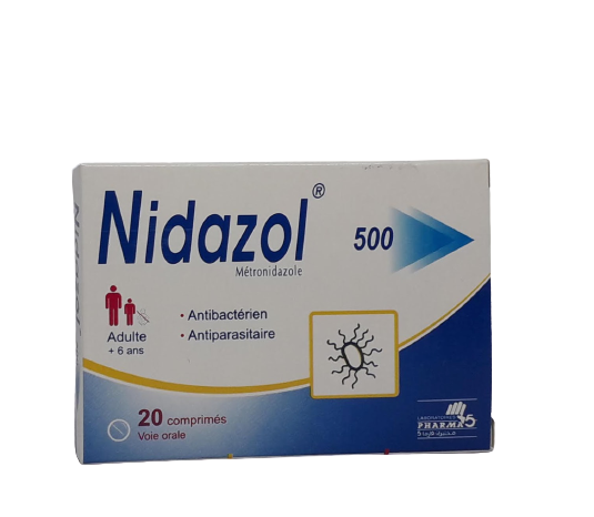 NIDAZOL 500MG BOITE DE 20 COMPRIMES