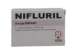 NIFLURIL 400MG BOITE DE 8 ENFANT SUPPOSITOIRES REFERENCE 900884