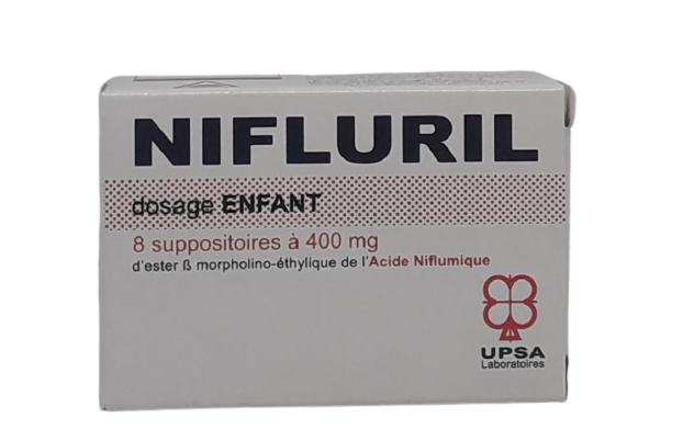 NIFLURIL 400MG BOITE DE 8 ENFANT SUPPOSITOIRES REFERENCE 900884
