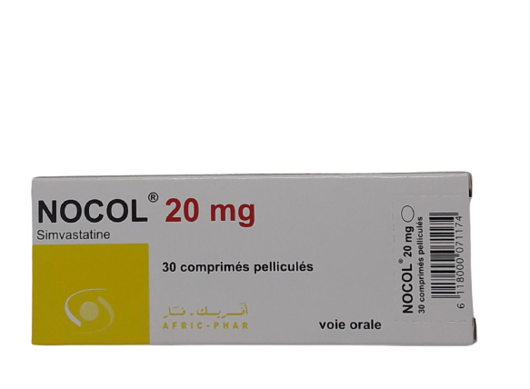 NOCOL 20MG BOITE DE 30 COMPRIMES