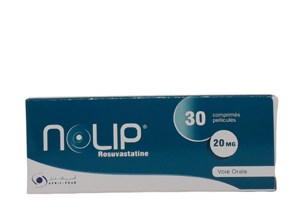 NOLIP 20MG BOITE DE 30 COMPRIMES