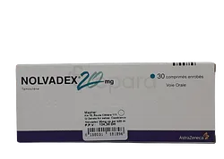 NOLVADEX 20MG BOITE DE 30 COMPRIMES